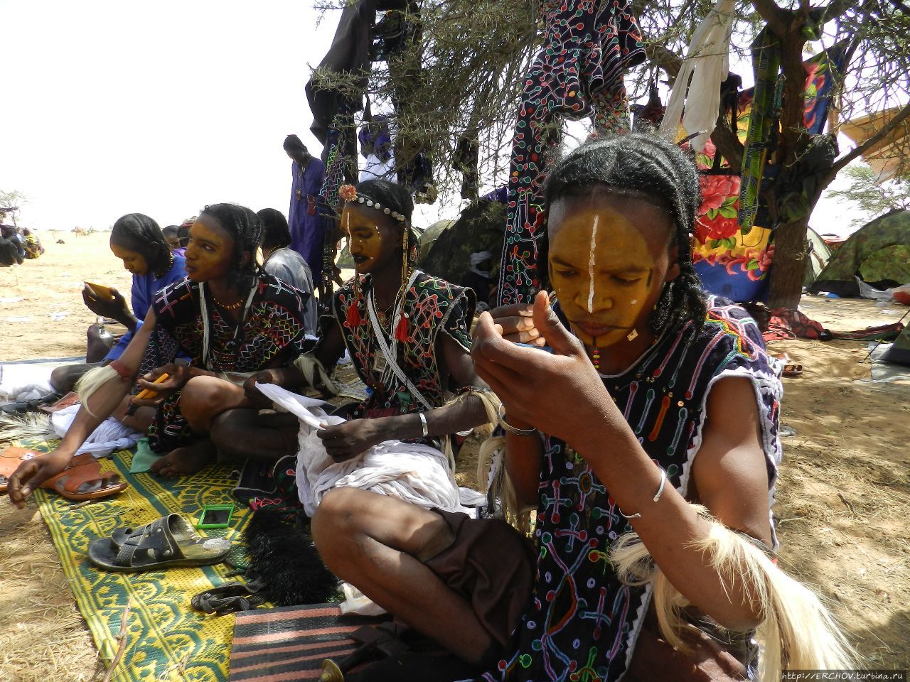 Нигер. Ч — 13. Геревол — главный праздник народа водабе Департамент Агадес, Нигер