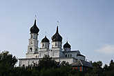 Преображенский кафедральный собор отстроен в 1993г. на месте разрушенного в советское время храма.