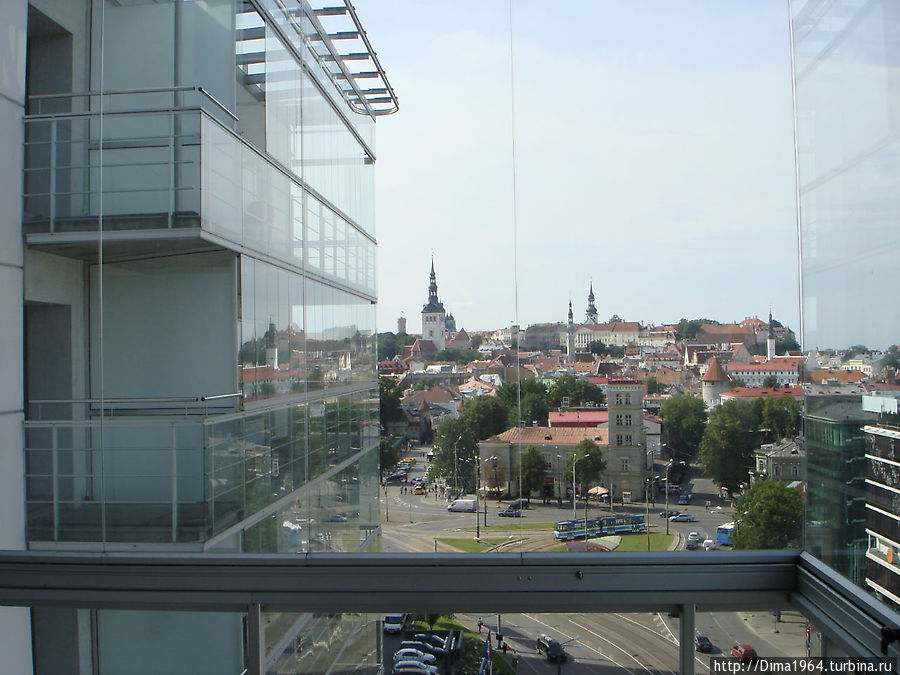Вид с террасы Таллин, Эстония
