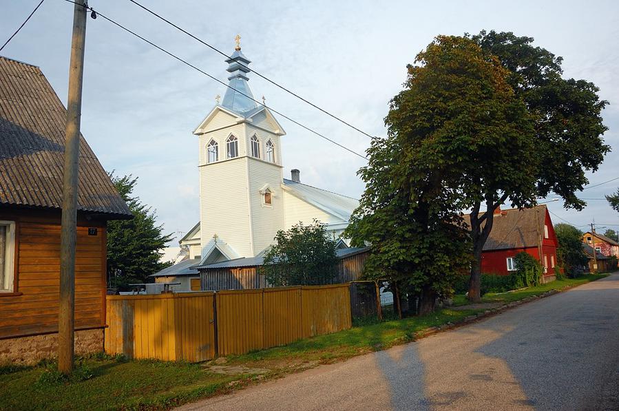 Старообрядческая церковь Калласте. Других церквей здесь нет Калласте, Эстония