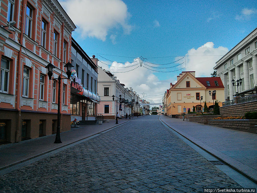 Гродно, пешеходная улица Советская Гродненская область, Беларусь