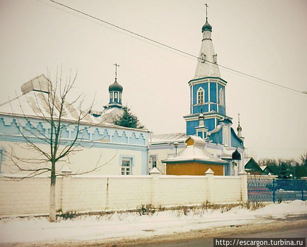 Вот, например, довольно симпатичная, нарядная церквушка... Рогачев, Беларусь