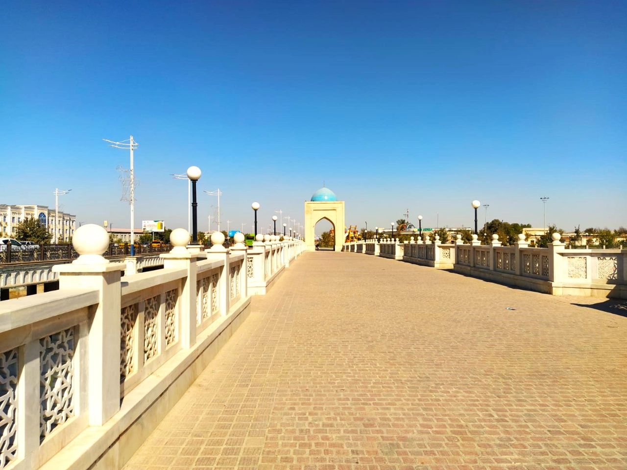 Мост Амира Тимура в Карши / Amir Timur Bridge in Karshi