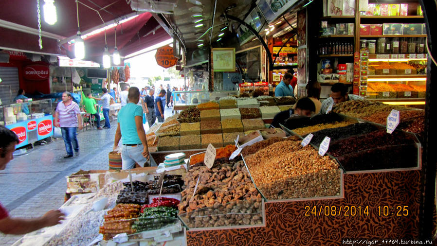 Египетский рынок Стамбул, Турция