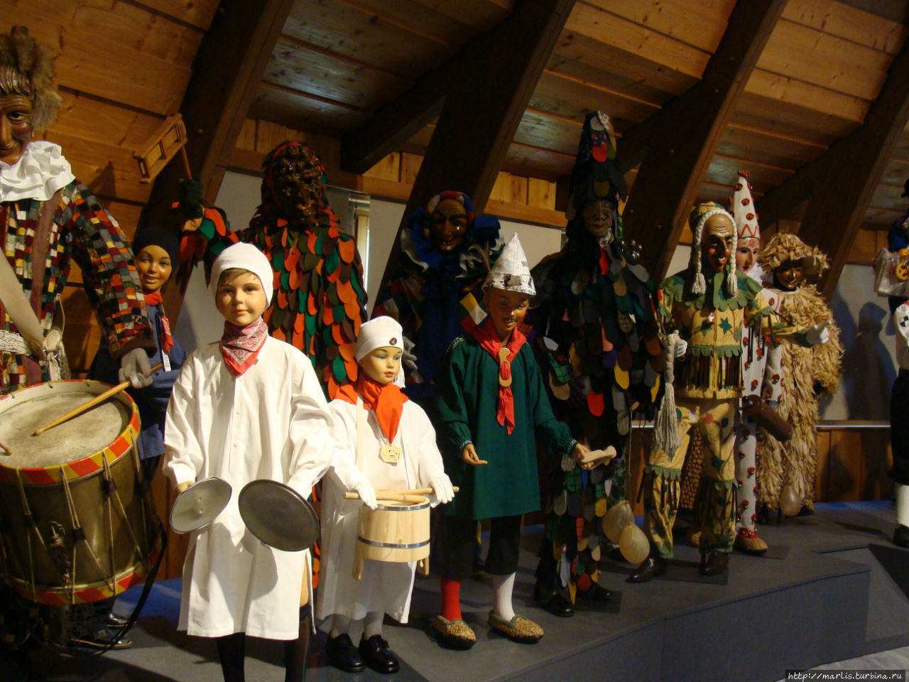 Радольфцельский традиционный карнавал в экспозиции музея Бад-Дюрхайм, Германия