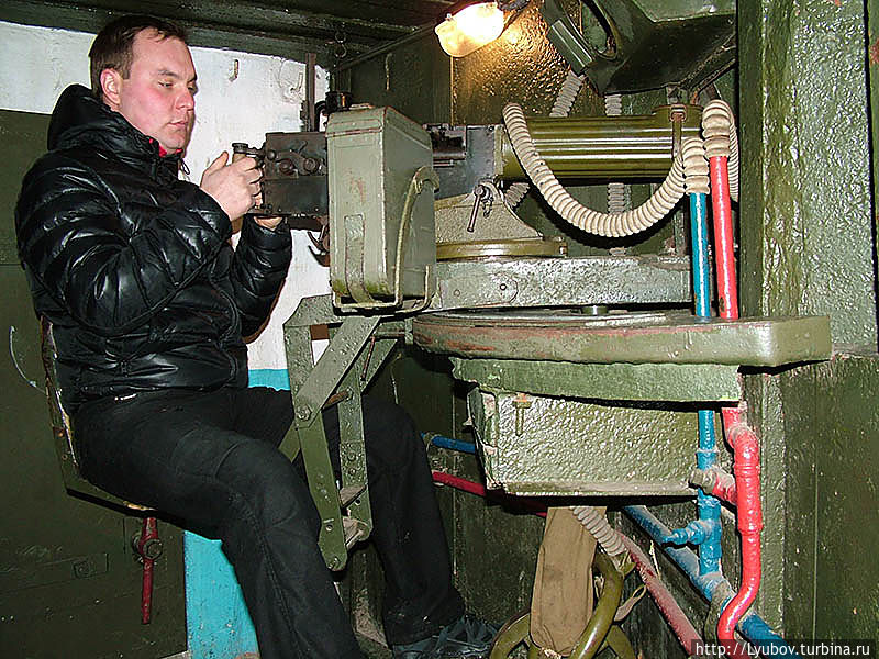 Внутри ДОТа Внутри ДОТа