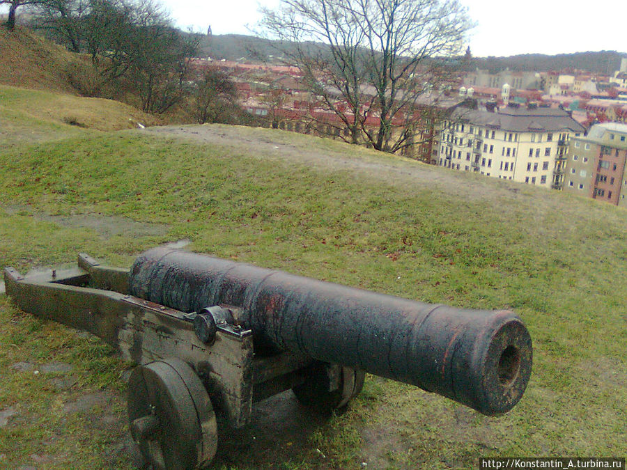 пушки у крепости Гётеборг, Швеция