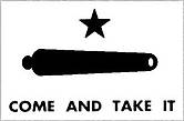 Первый флаг воставшего Техаса девушки изготовили не пожалев простыни из приданого (фотография из интернета)
