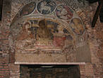 фреска, которая была частью церкви S. Biagio de Mercatello