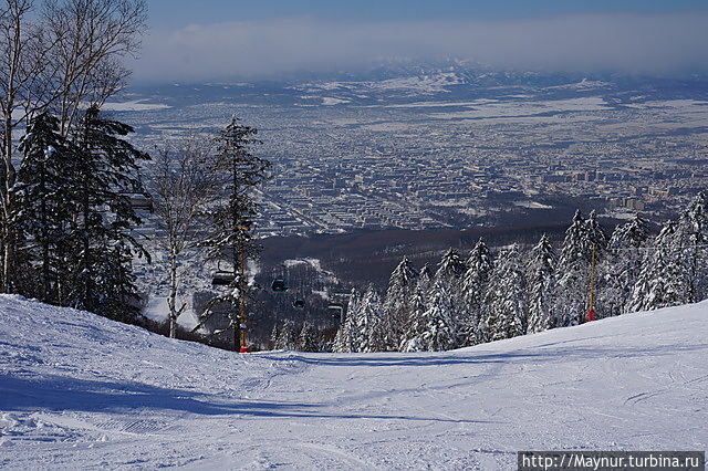 Вид на Южно- Сахалинск с вершины Вид на Южно- Сахалинск с вершины