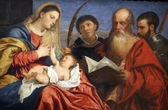 Тициан. Мадонна с младенцем и святые Стефан и Иероним