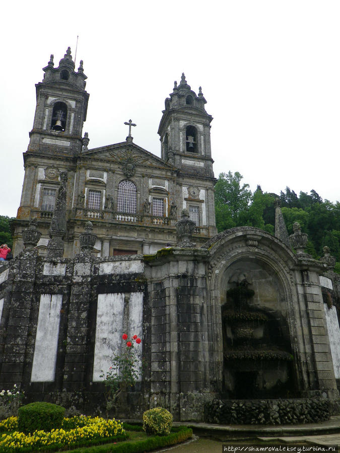 Брага. Церковь над городом Брага, Португалия