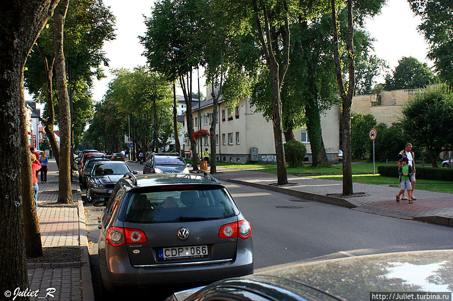 Наш взгляд на улицы и дома города Паланга, Литва