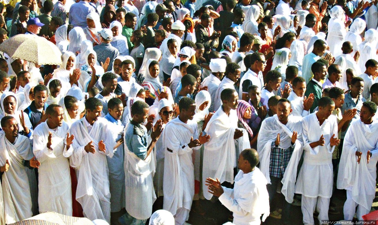 Празднование Крещения в Эфиопии или вслед за Ковчегом Завета Гондер, Эфиопия