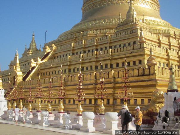 Shwezigon Pagoda Баган, Мьянма