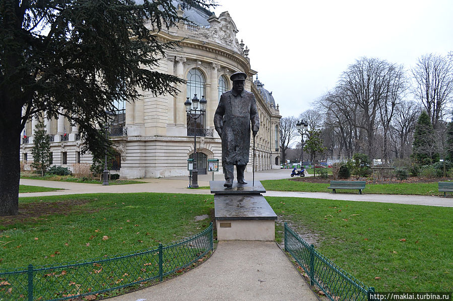 Памятник У.Черчиллю. Париж, Франция