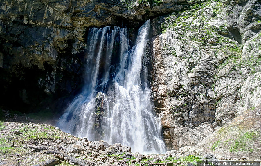 Гега Гегское ущелье и водопад, Абхазия