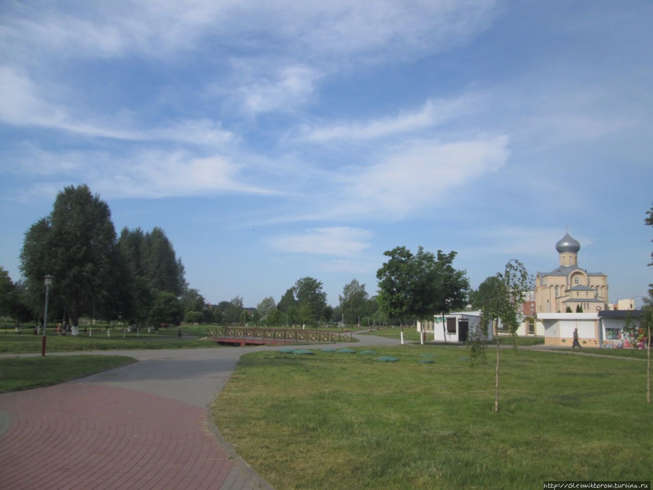 Прогулка по скверам и паркам Волковыск, Беларусь