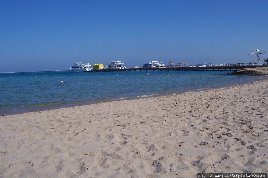 Пляж отеля Хор Палас Хургада, Египет