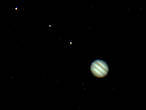 Юпитер и галилеевские спутники в телескоп