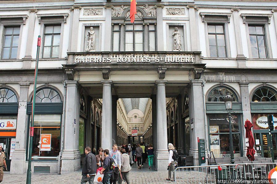 Королевские галереи Св. Юбера Брюссель, Бельгия