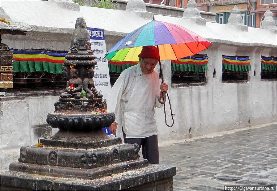 Зонт цветом радуги Катманду, Непал