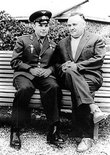 Юрий Гагарин и Сергей Королев в Евпатории, 1966 год, фото И. Снегирева