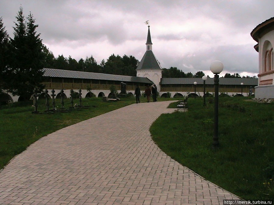 Валдайское озеро. Иверский монастырь Валдай, Россия
