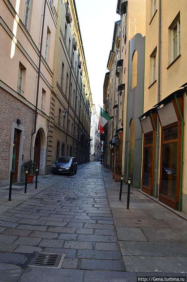 тихие улочки Турина Турин, Италия