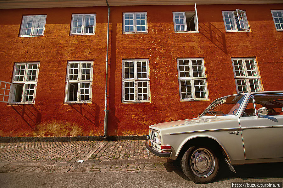 Старые автомобили Копенгагена Копенгаген, Дания