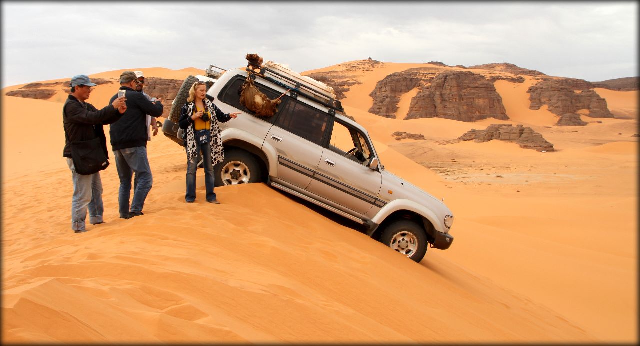 Алжирская Сахара, день второй — на вершине Тин Мерзуга Тассилин-Адджер Национальный Парк, Алжир