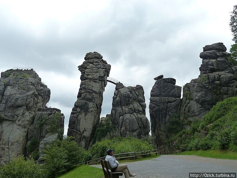 Externsteine Детмольд, Германия