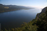 Вид на Енисей в сторону Красноярска со смотровой площадки на скале Слизневский Бык