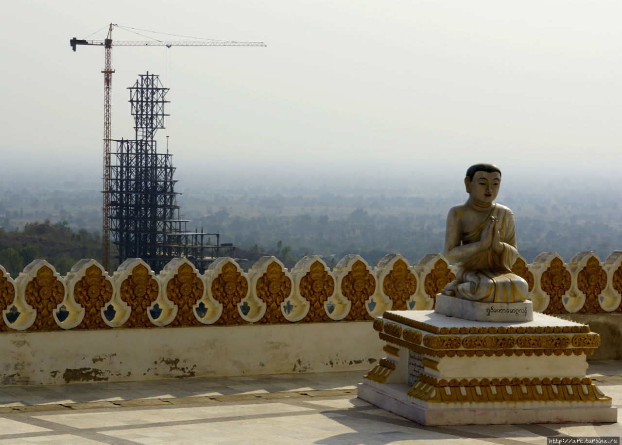 В Буддакомплексе будет ещё большой сидящий Будда. Монива, Мьянма