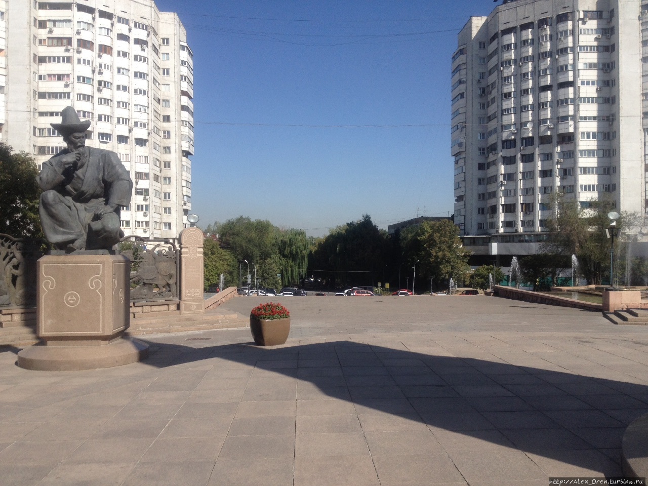 Площадь Республики Алматы, Казахстан