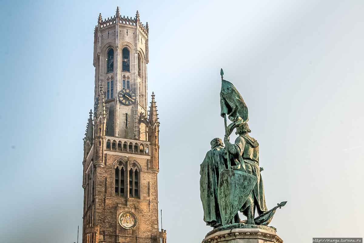Башня Беффруа в Брюгге. Ф