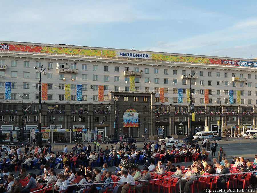 вид с площади Революции г. Че Челябинск, Россия