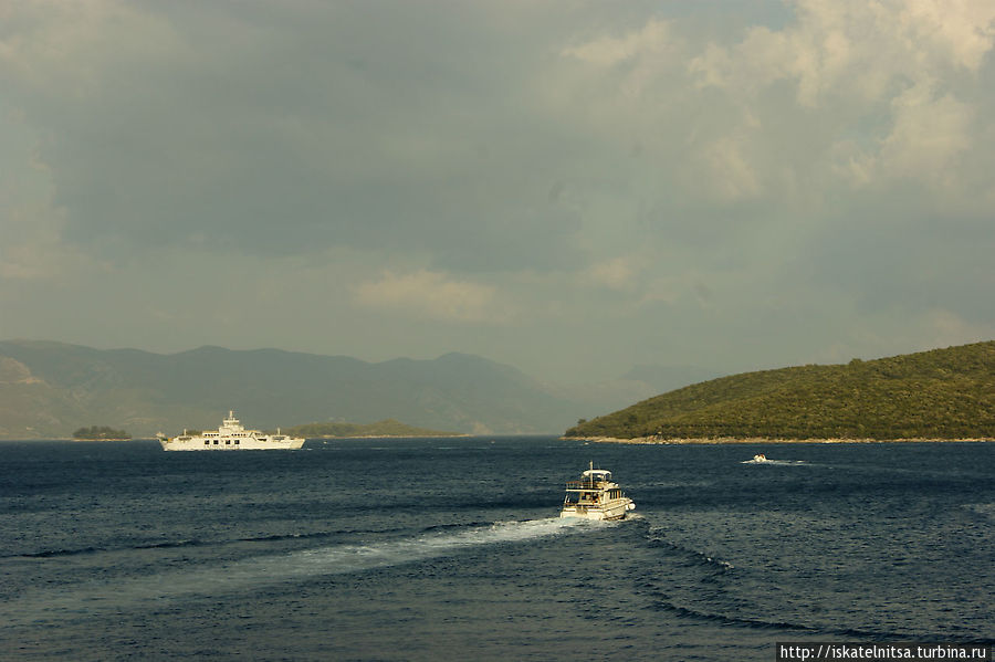 Вид на другую сторону острова Корчула Корчула, остров Корчула, Хорватия