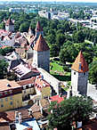 Башни средневековых укреплений: Plate torn, Kolsmae torn, Loewen-schede torn, Nunnade-tagune torn.