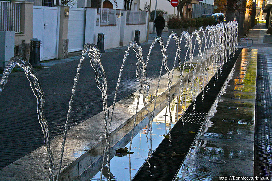 Паутина из воды Плайя-д-Аро, Испания