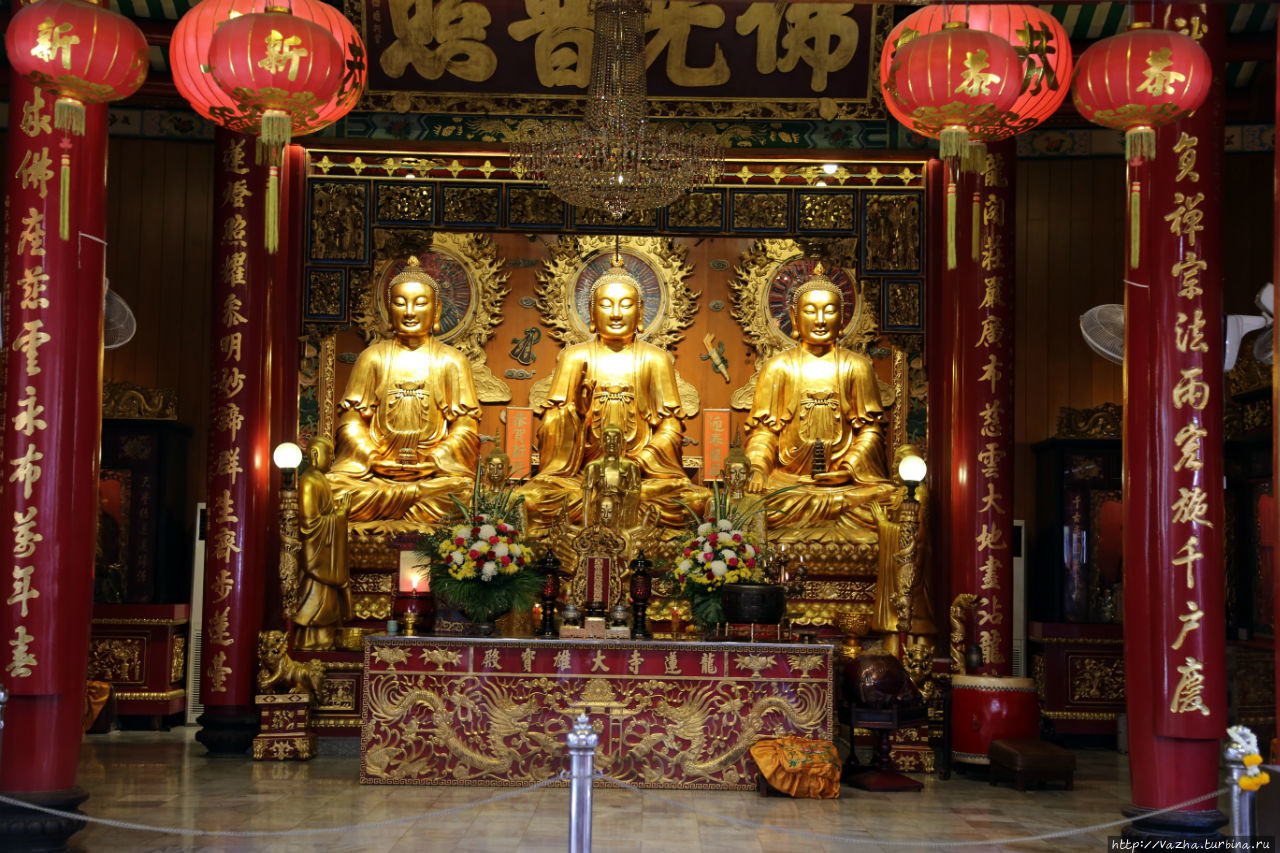 Храм в китайском квартале Бангкока Бангкок, Таиланд