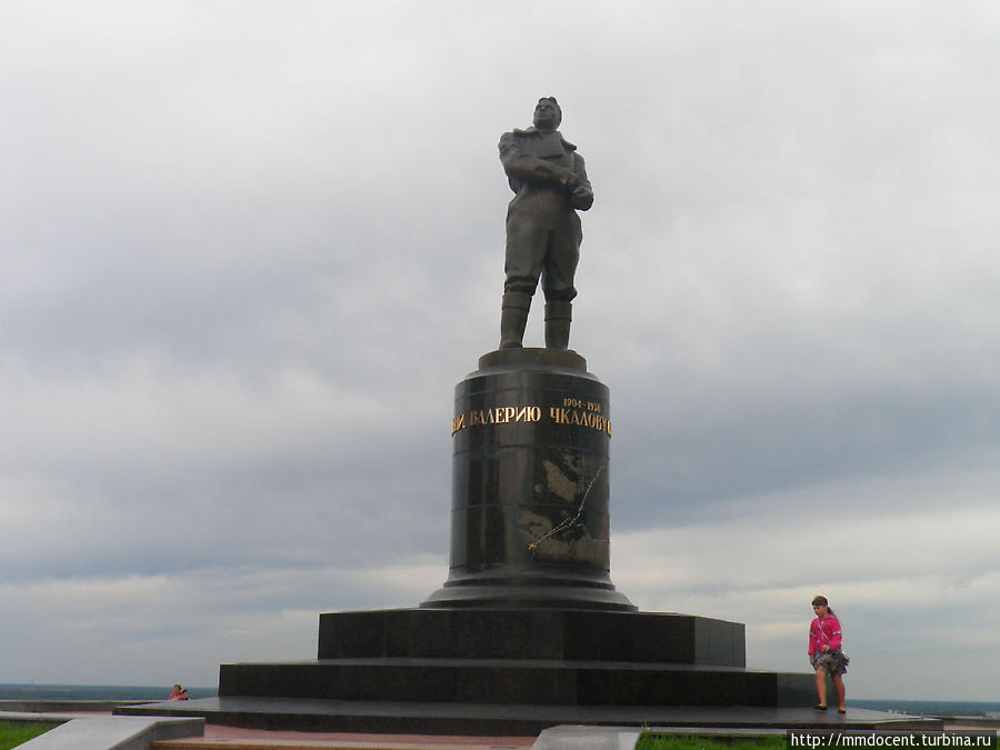 Памятник Валерию Чкалову Нижний Новгород, Россия