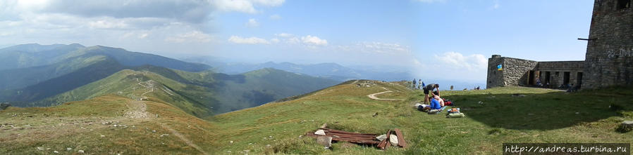 Панорамный вид Черногорского хребта Дземброня, Украина