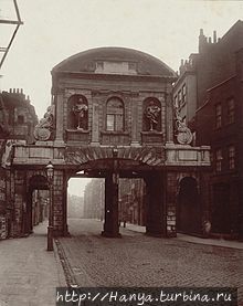 Темпл-Бар-Мемориал в Лондоне в 1878 году. Фото из интернета Лондон, Великобритания
