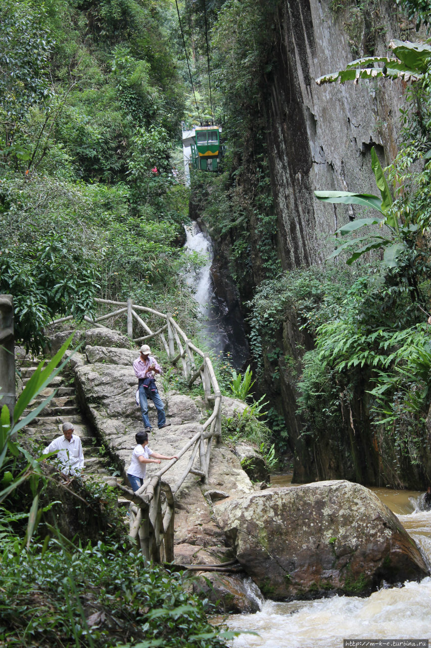 Водопад Датанла. Первый настоящий водопад Вьетнама для нас Далат, Вьетнам