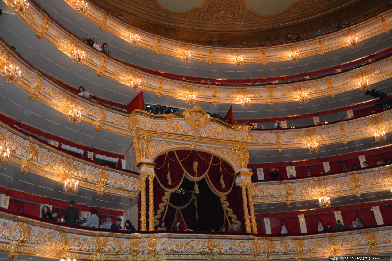 Большой театр — опять великолепен! Москва, Россия