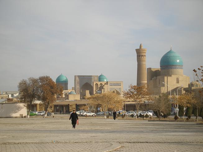 Пои Калян центральный архитектурный ансамбль Бухары. Самарканд, Узбекистан