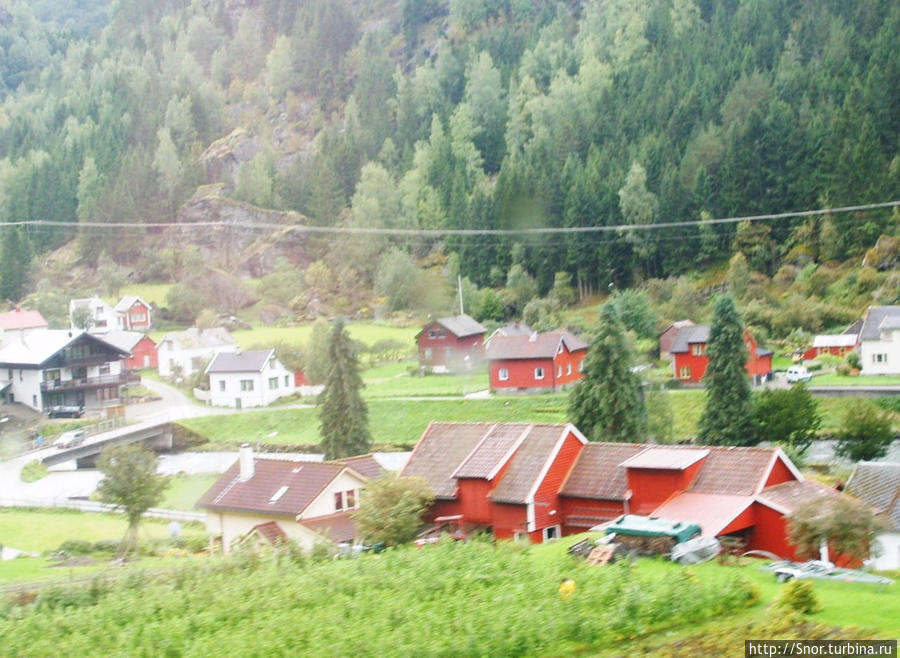 Поездка на север Берген, Норвегия
