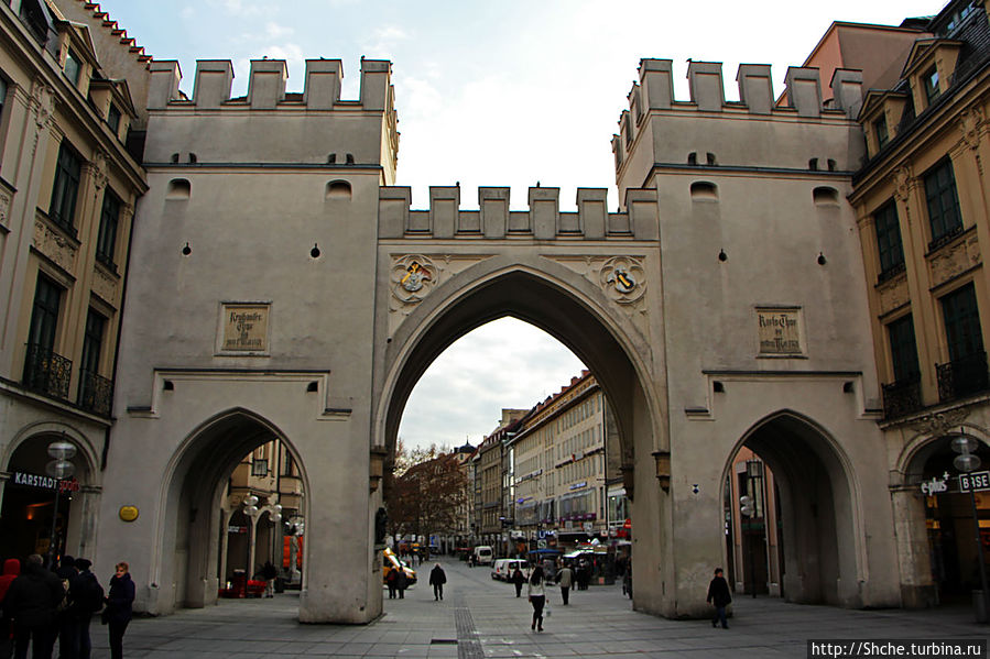 Карловы ворота Karlstor Мюнхен, Германия