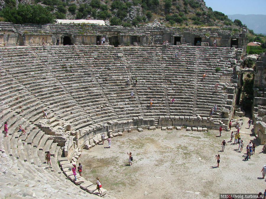 Древнегреческий амфитеатр в Ликии
